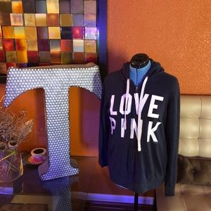 Love pink hoodie